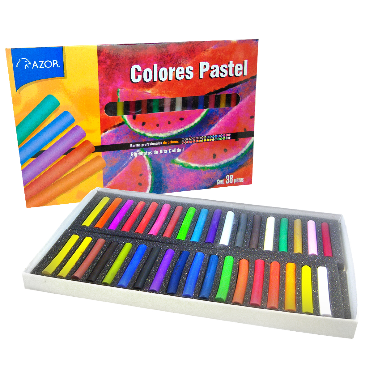 GIS COLORES PASTEL C/36  704397 STAFFORD