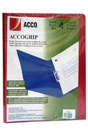 CARPETA C/PALANCA OFICIO ROJO       ACCO