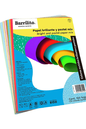 PAPEL CTA 100H BRILLANTE/PASTEL BARRILIT