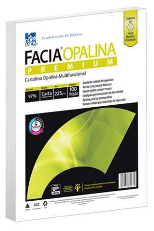 CARTULINA OPALINA T/C BCO  100H IMPERIAL