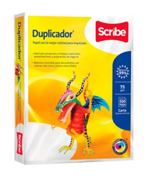 PAPEL FOTOCOPIA CTA. 37K 500H DUPL.SCRIB