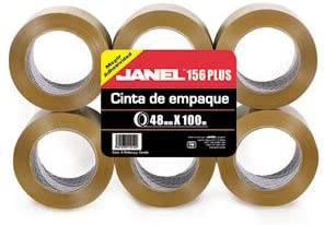CINTA P/EMPAQUE CANELA 48X100 C/6  JANEL