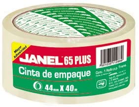 CINTA P/EMPAQUE TRANSP  44X40  065 JANEL 111837 112889  EMP.C