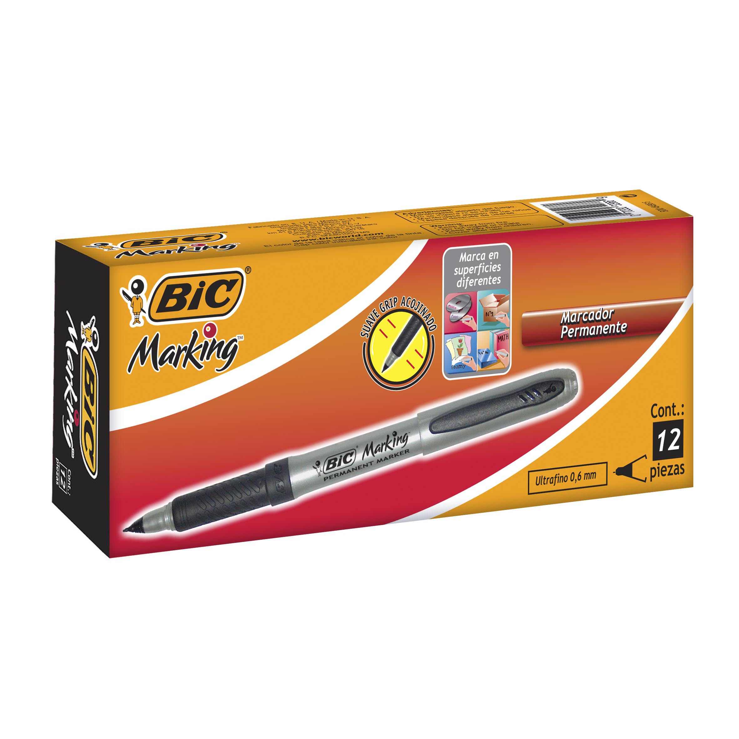MARCADOR PERMANENT. PUF MARKING NGO  BIC