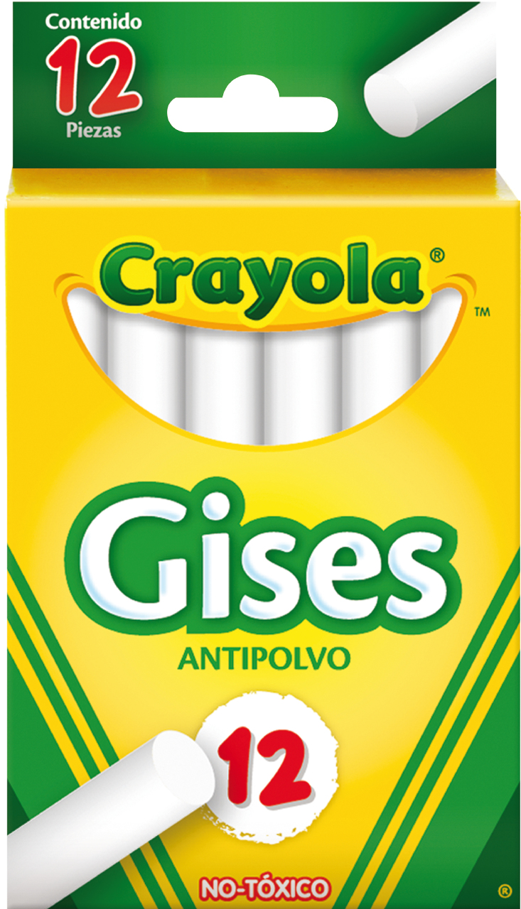 GIS BLANCO COMPRIMIDO C/12       CRAYOLA