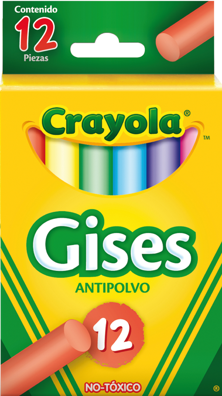 GIS COLORES COMPRIMIDO C/012     CRAYOLA