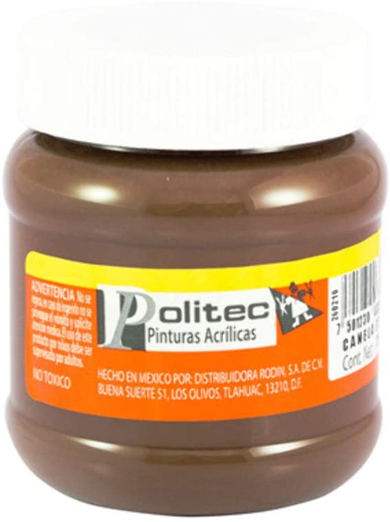 PINTURA ACRILICA 250ML CANELA    POLITEC