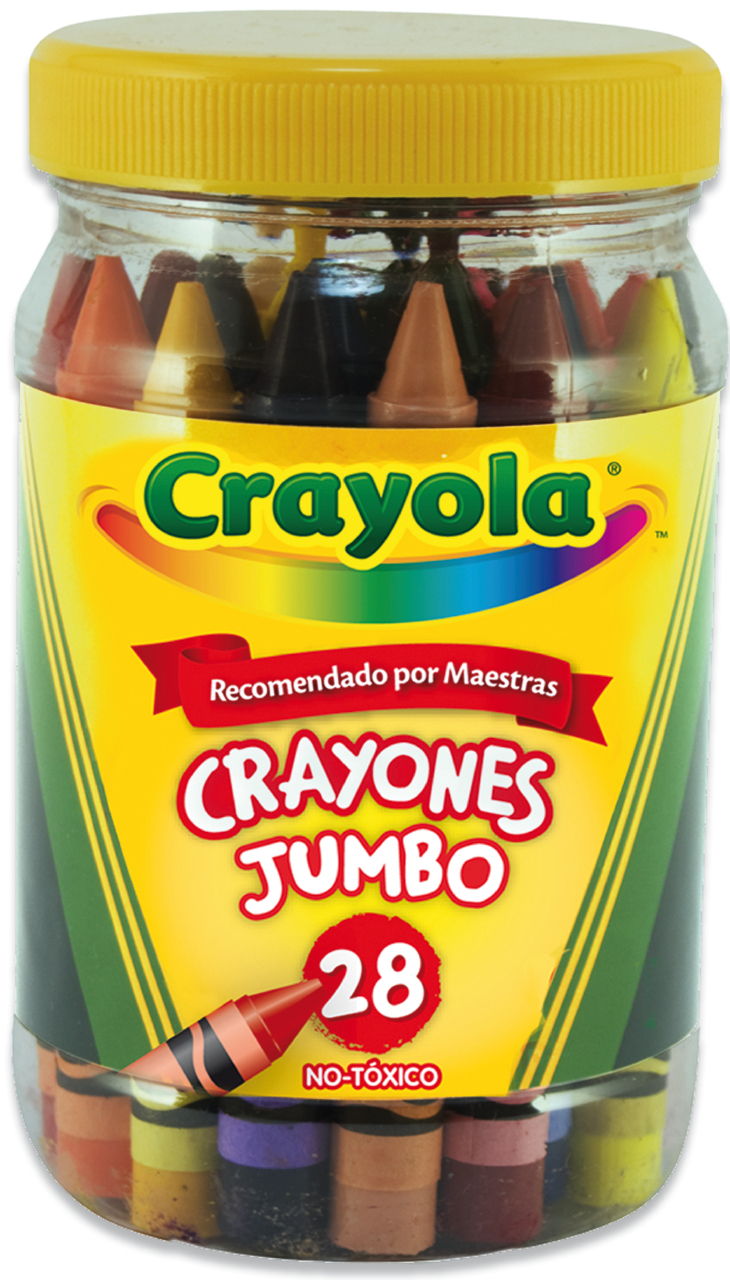 CRAYON JUMBO C/28 COLORES CRAYOLA