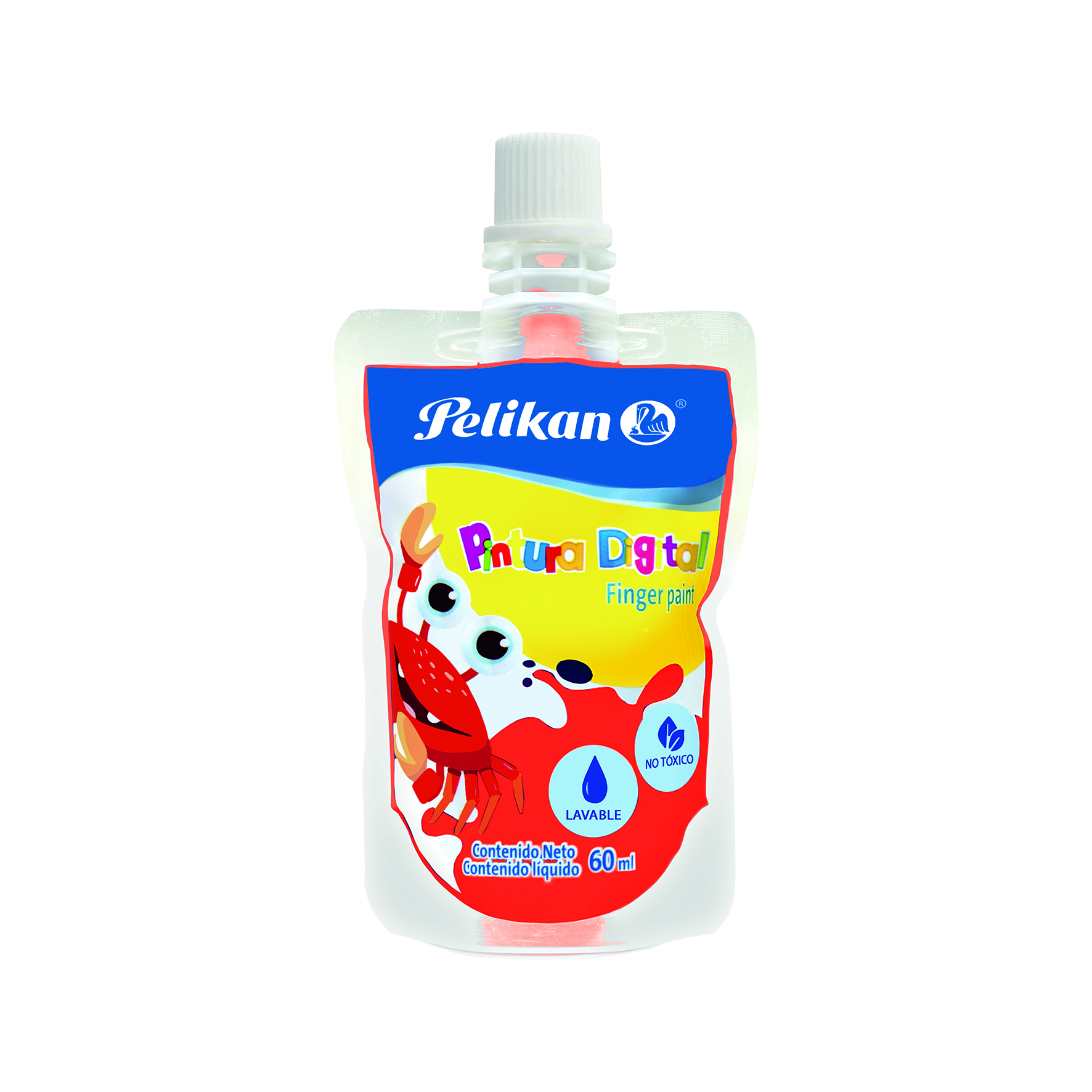 PINTURA DIG.TUBO  60ML ROJO      PELIKAN