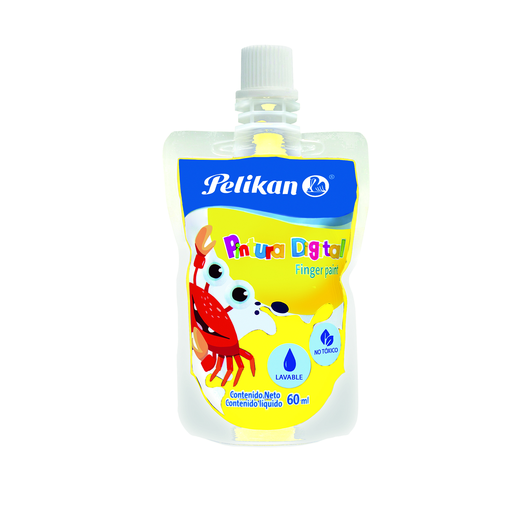 PINTURA DIG.TUBO  60ML AMARILLO  PELIKAN