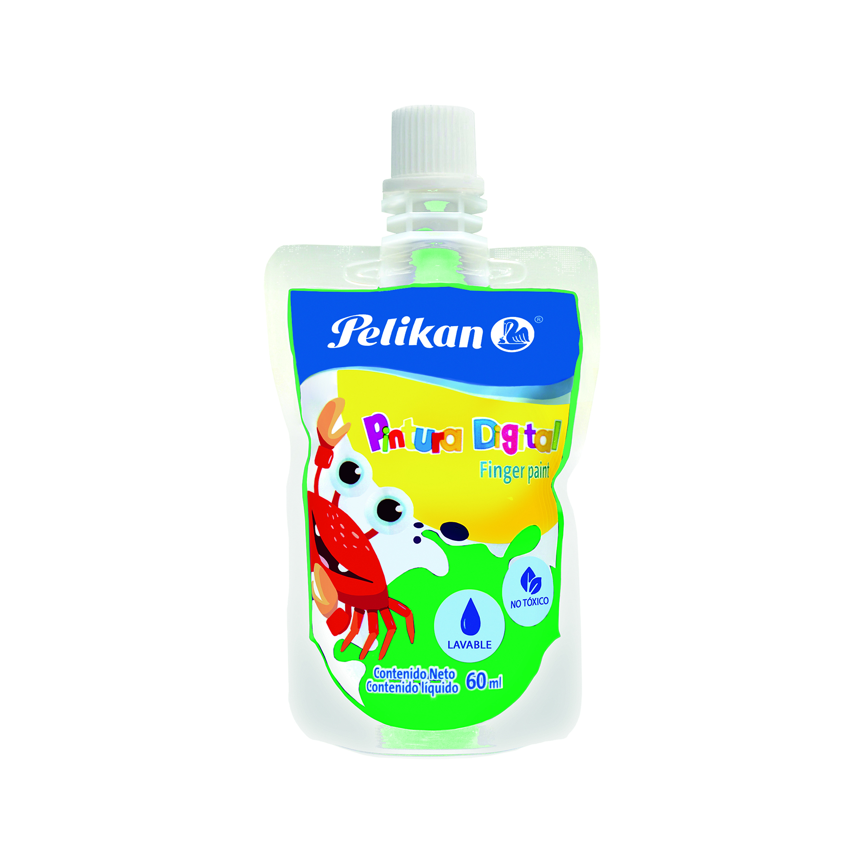 PINTURA DIG.TUBO  60ML VERDE     PELIKAN