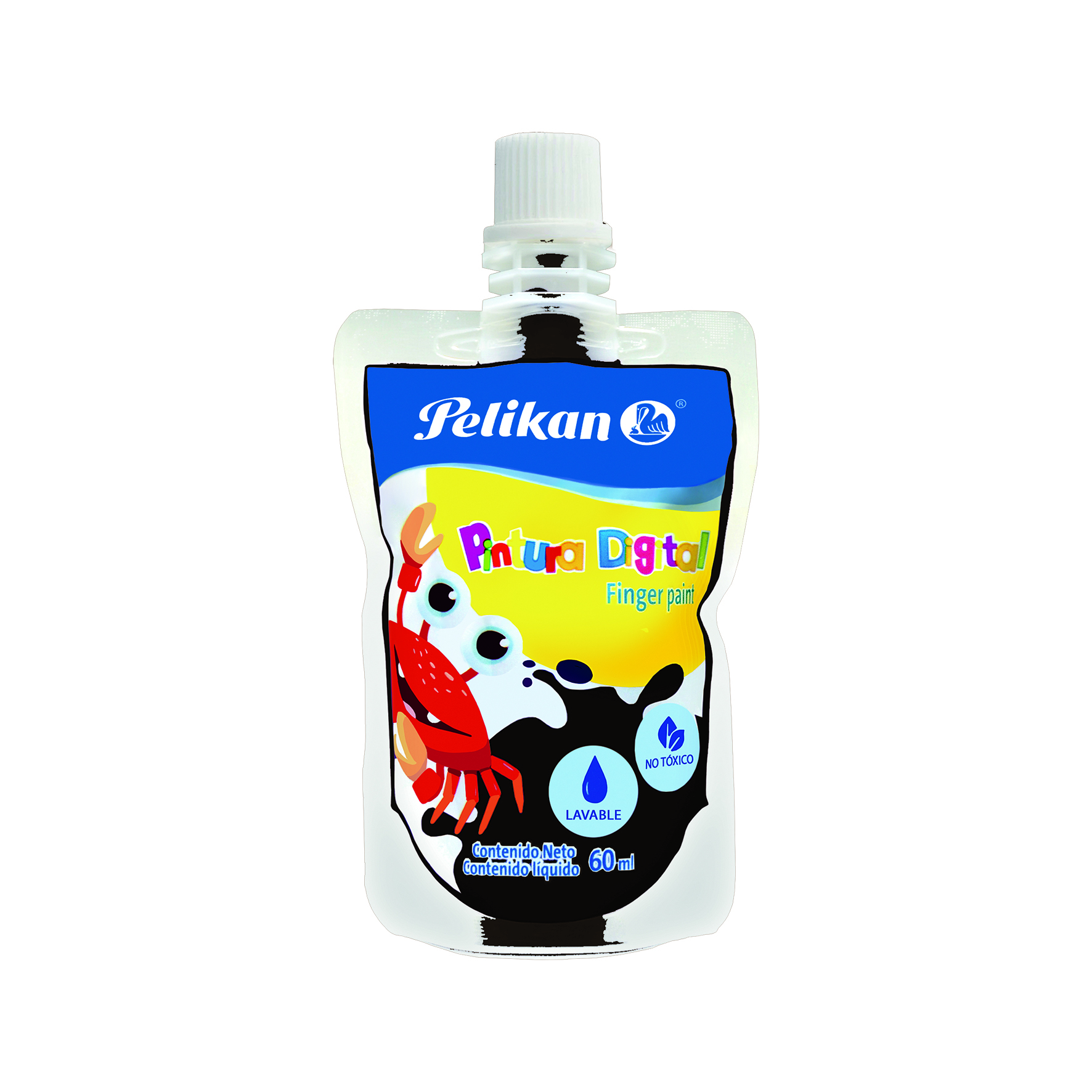 PINTURA DIG.TUBO  60ML NEGRO     PELIKAN
