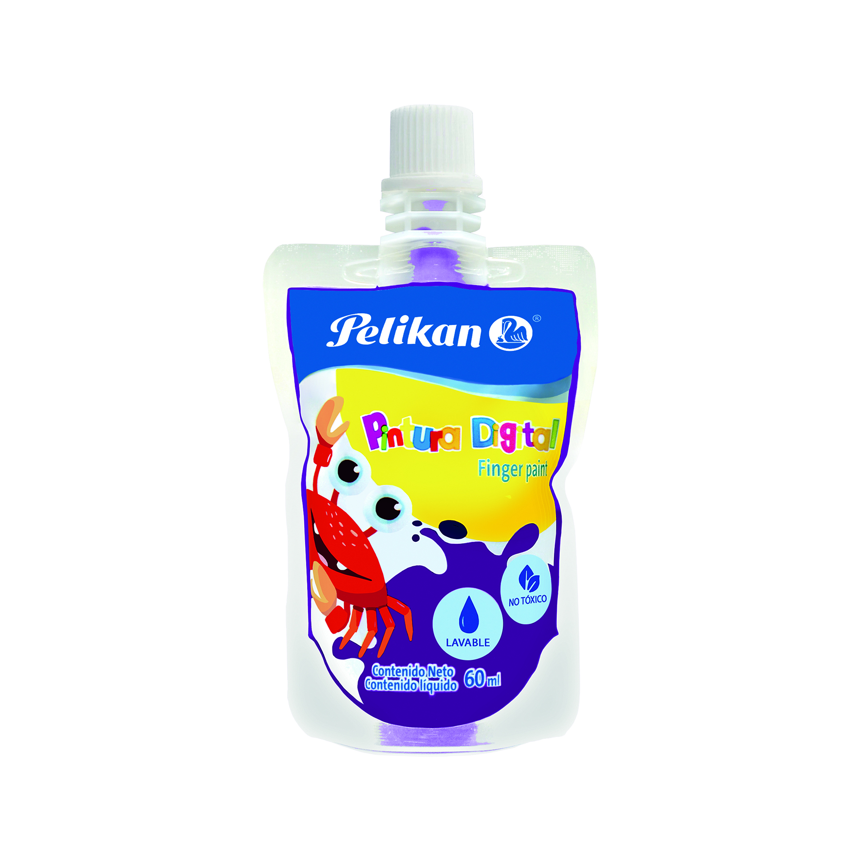 PINTURA DIG.TUBO  60ML VIOLETA   PELIKAN