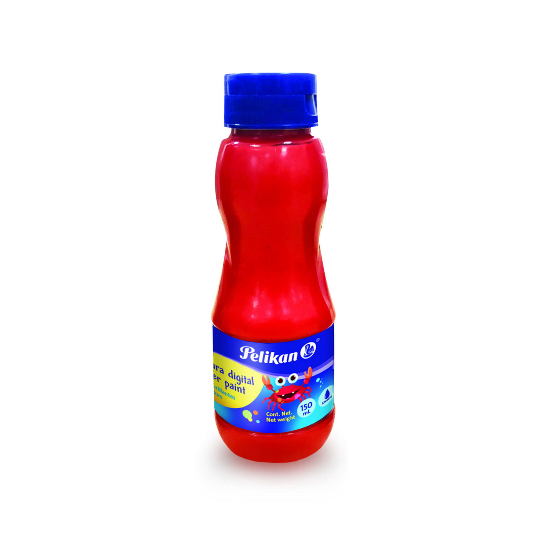 PINTURA DIG.TUBO 150ML ROJO      PELIKAN
