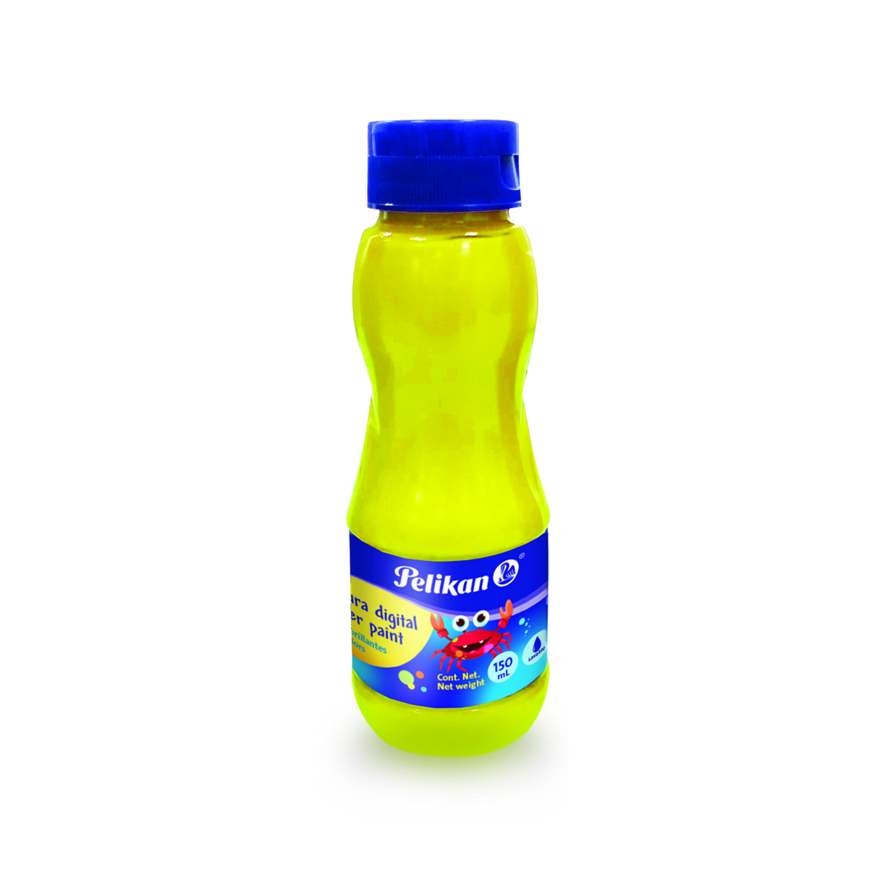 PINTURA DIG.TUBO 150ML AMARILLO  PELIKAN
