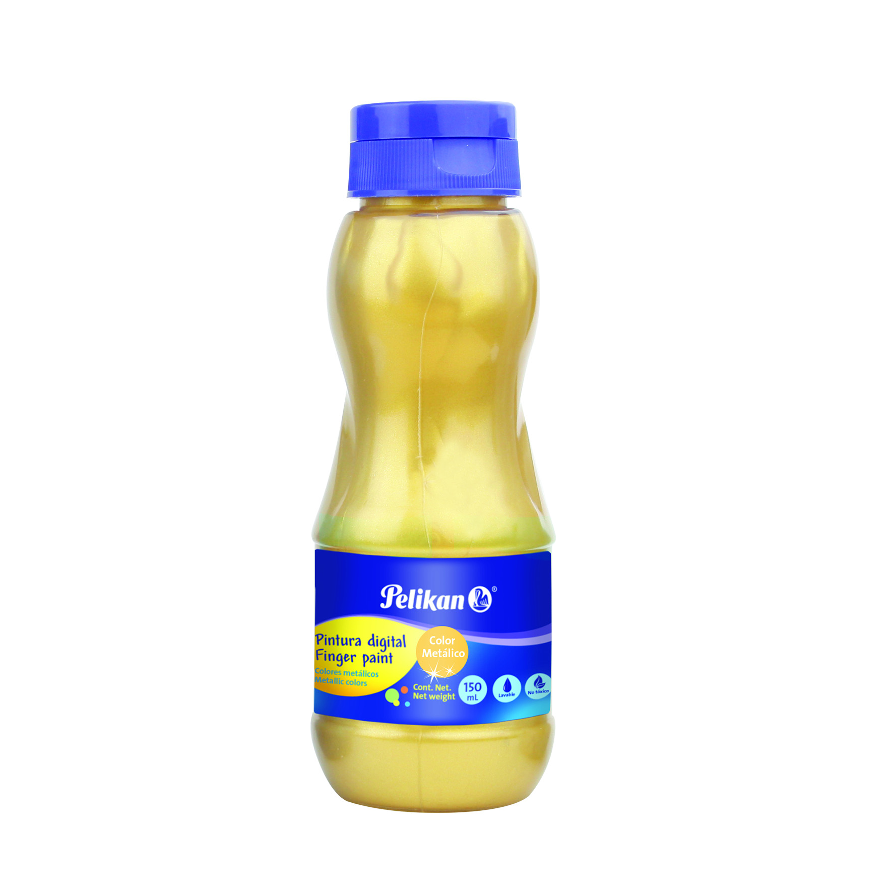 PINTURA DIG.TUBO 150ML ORO METAL.PELIKAN