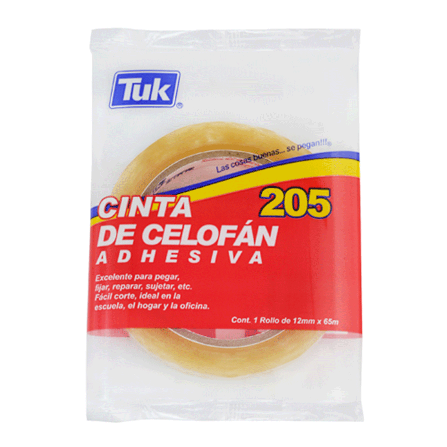 CINTA TRANSPARENTE 12X65       255   TUK 004065 265520 BSA. C