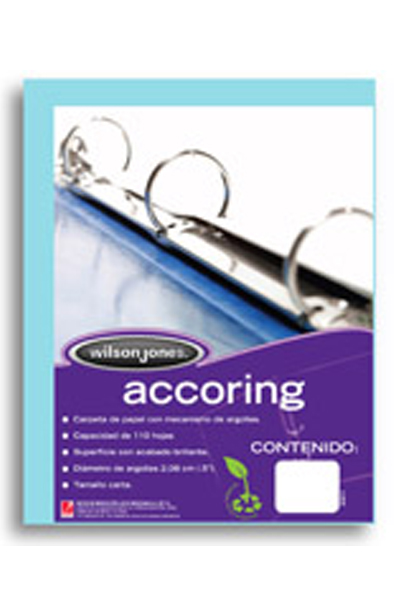 CARPETA ARG.  0.5" CART.AZUL CL.ACCORING