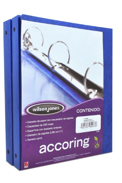 CARPETA ARG.  0.5" CART.AZUL OB.ACCORING