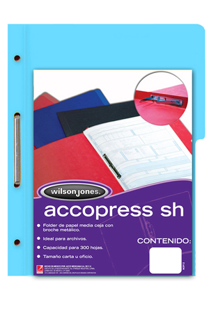 CARPETA C/BROCHE OFI AZUL CL. MC/NP ACCO P4564