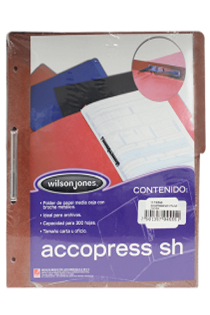 CARPETA C/BROCHE OFI CAOBA    MC/NP ACCO