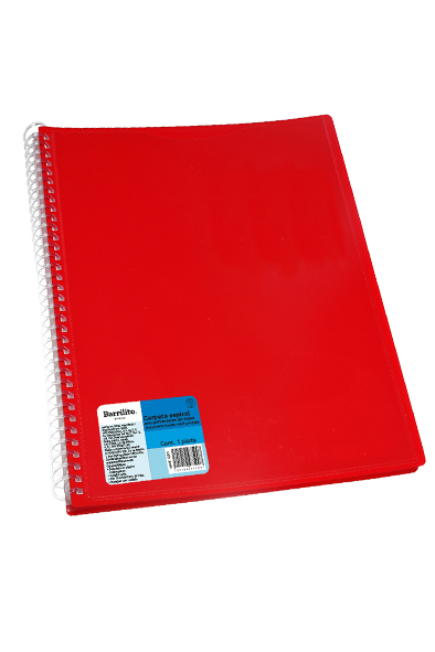 CARPETA C/20 MCAS.T/C ROJO    Q20 BARRIL