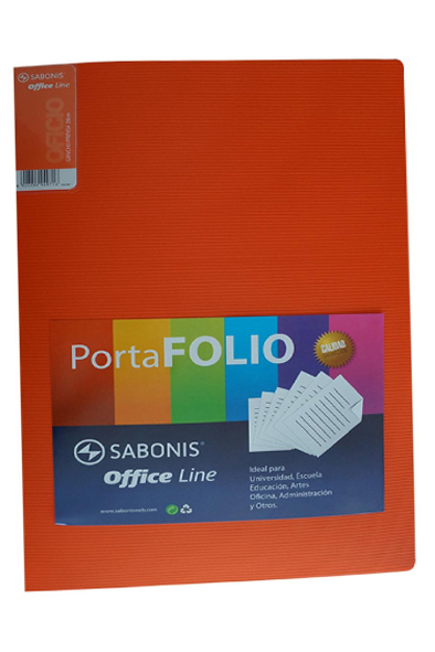 CARPETA C/30 MCAS.T/O NARANJA    SABONIS 949983 SN30F