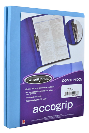 CARPETA C/PALANCA CARTA AZUL C.     ACCO