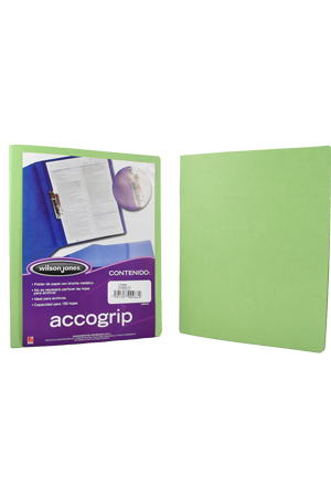 CARPETA C/PALANCA CARTA VERDE CL    ACCO