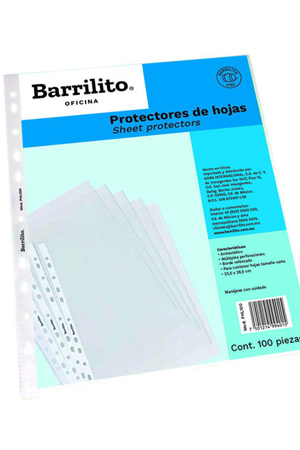 PROTECTOR P/HOJAS T/C 100H PHL100 BARRIL