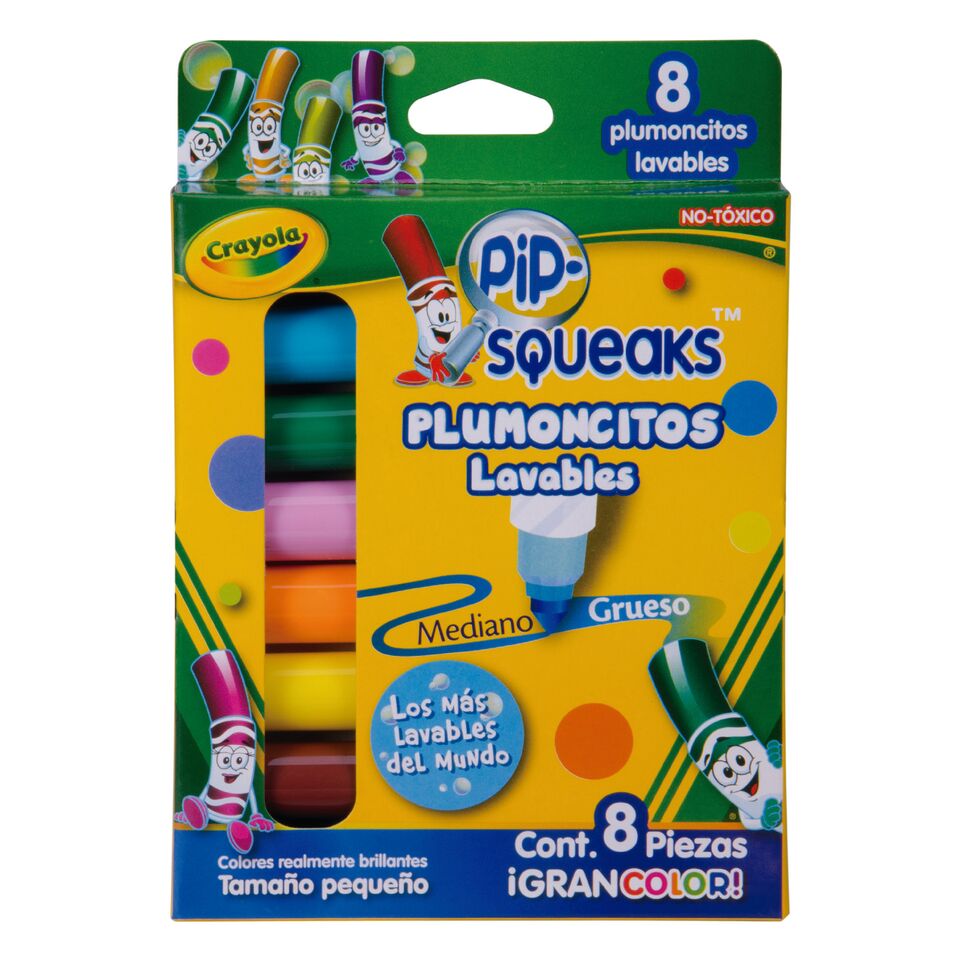 PLUMIN LAV. CRAYOLA C/08  COLORES