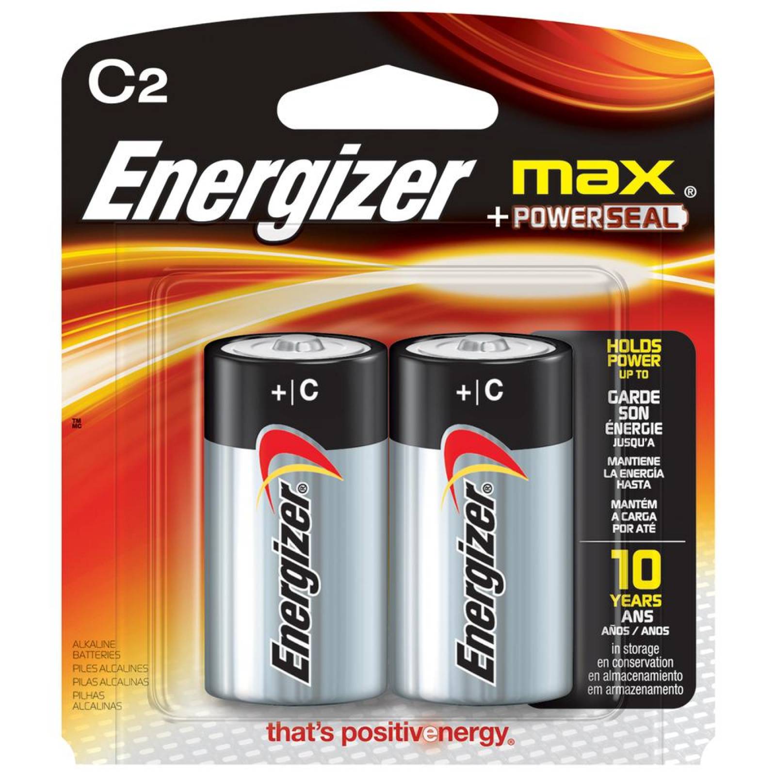 BATERIA ALKALINA "D"    C/02   ENERGIZER 011398 E95BP-2 ENERG