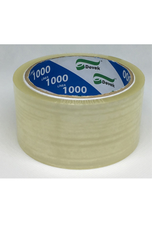 CINTA P/EMPAQUE TRANSP  48X50 C/6  DEVEK