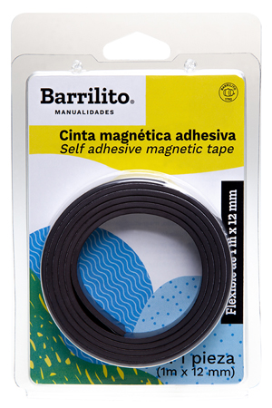 CINTA ADHESIVA MAGNETICA 1M.   BARRILITO 978053 (1MX12MM)