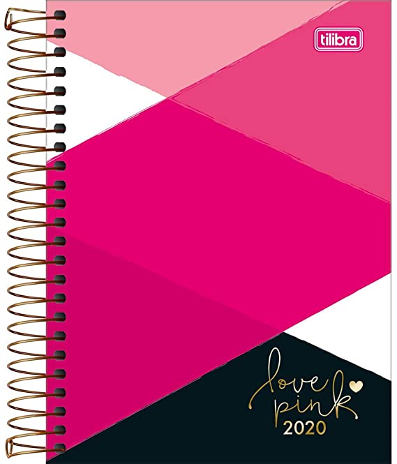 AGENDA 2020 PLANEADOR LOVE PINK  TILIBRA 291013 V/DISEÑOS ANU