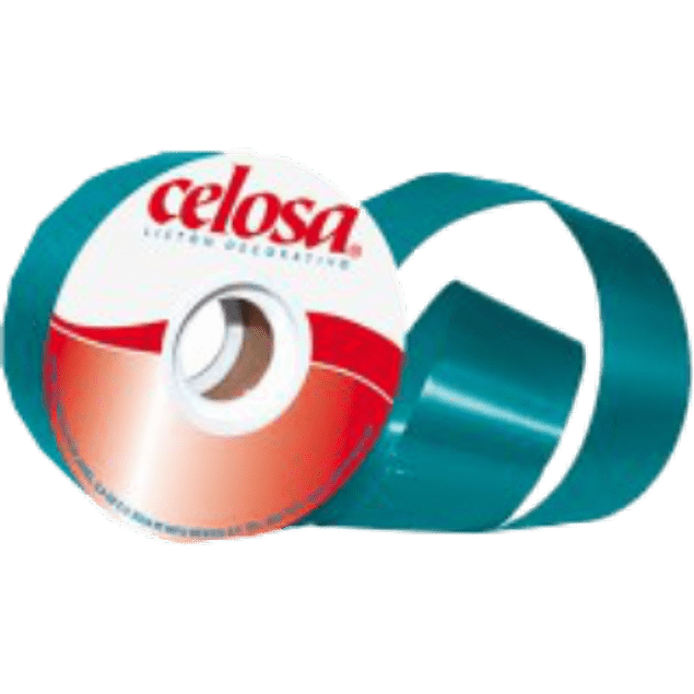 CINTA P/MOÑO #5 LISO 50M TURQUEZA CELOSA