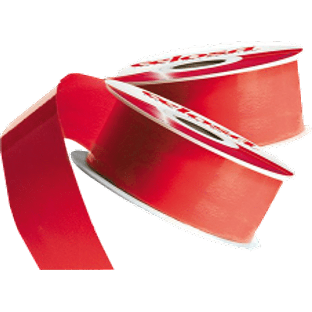 CINTA P/MOÑO #5 LISO 50M ROJO     CELOSA