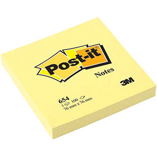 BLOCK POST-IT 654 3X3  100H AMAR NAVITEK