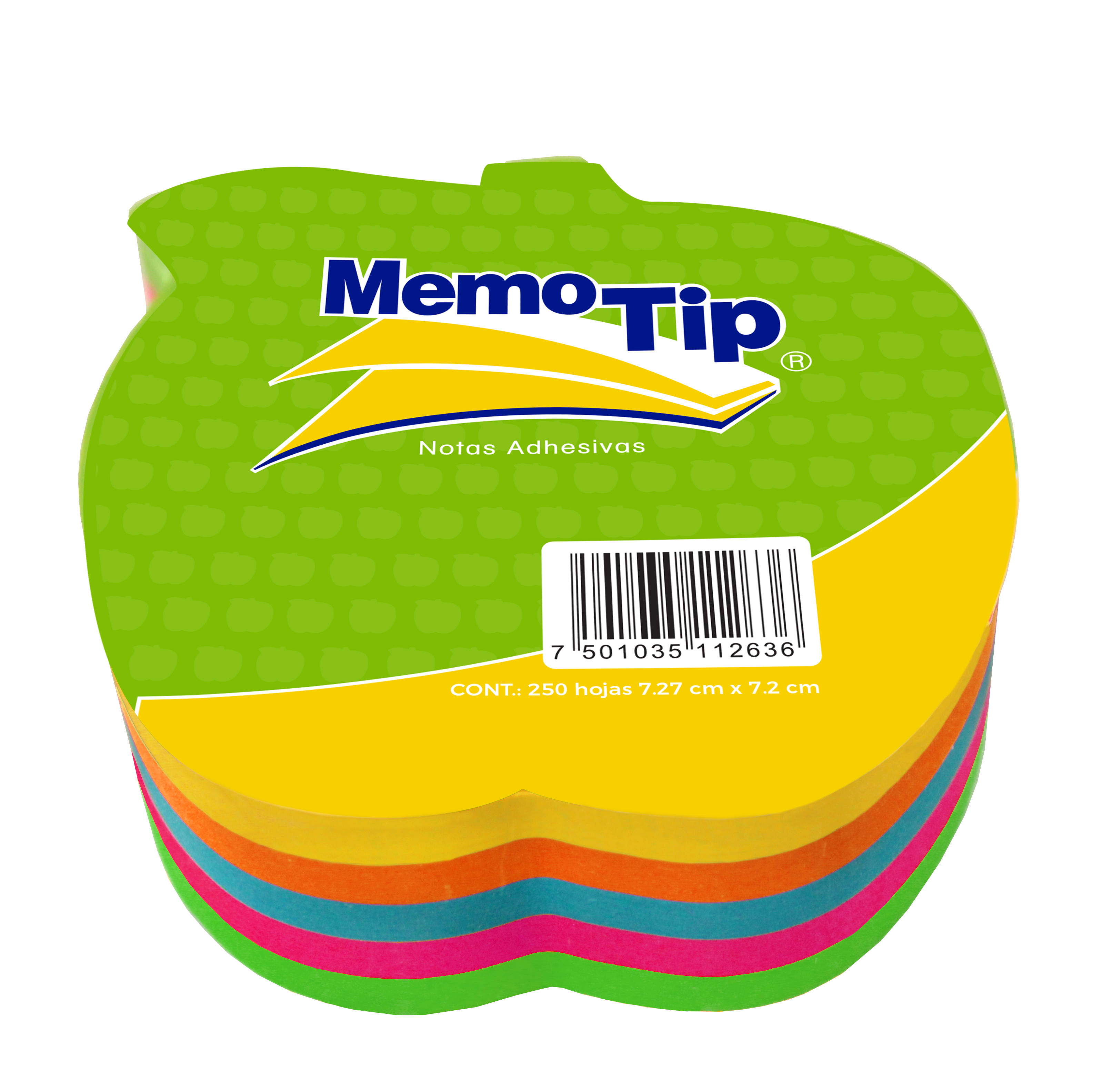 BLOCK POST-IT FIG.MANZANA     250H JANEL 112636 MEMOTIP (7.1X