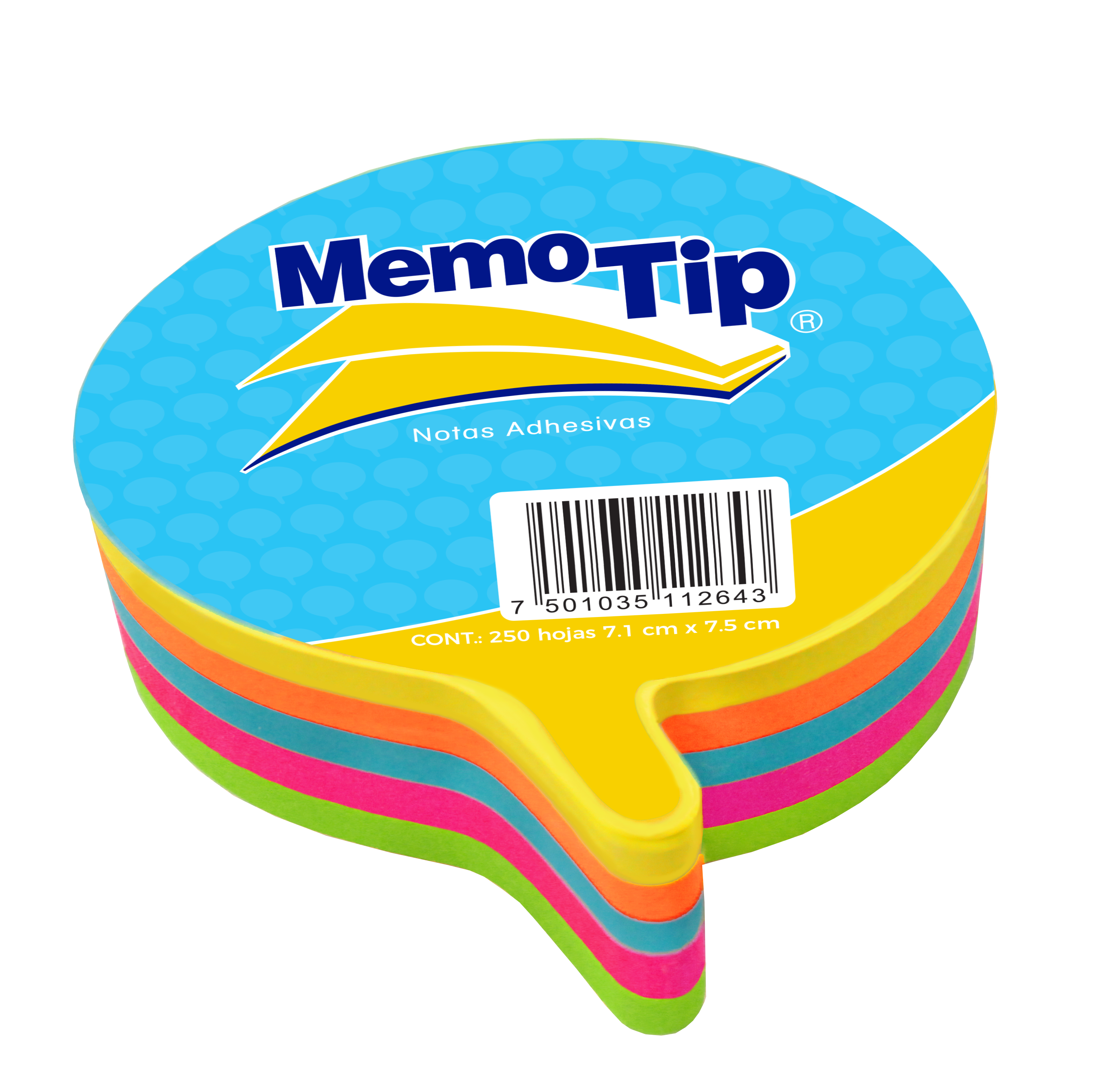 BLOCK POST-IT FIG.PENSAMIENTO 250H JANEL 112643 MEMOTIP (7.0X