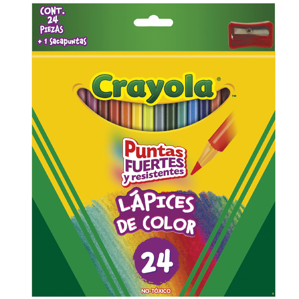 LAPIZ DE COLOR C/24 LARGOS       CRAYOLA