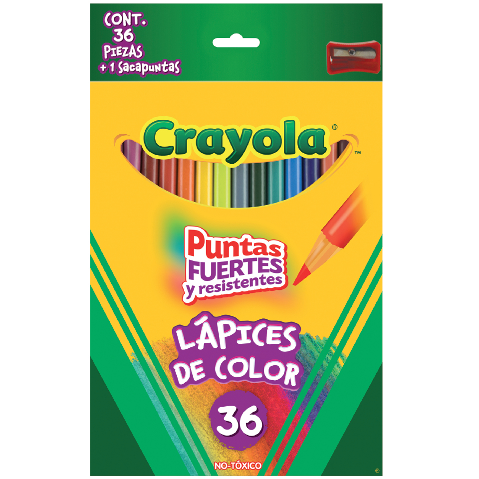 LAPIZ DE COLOR C/36 LARGOS       CRAYOLA