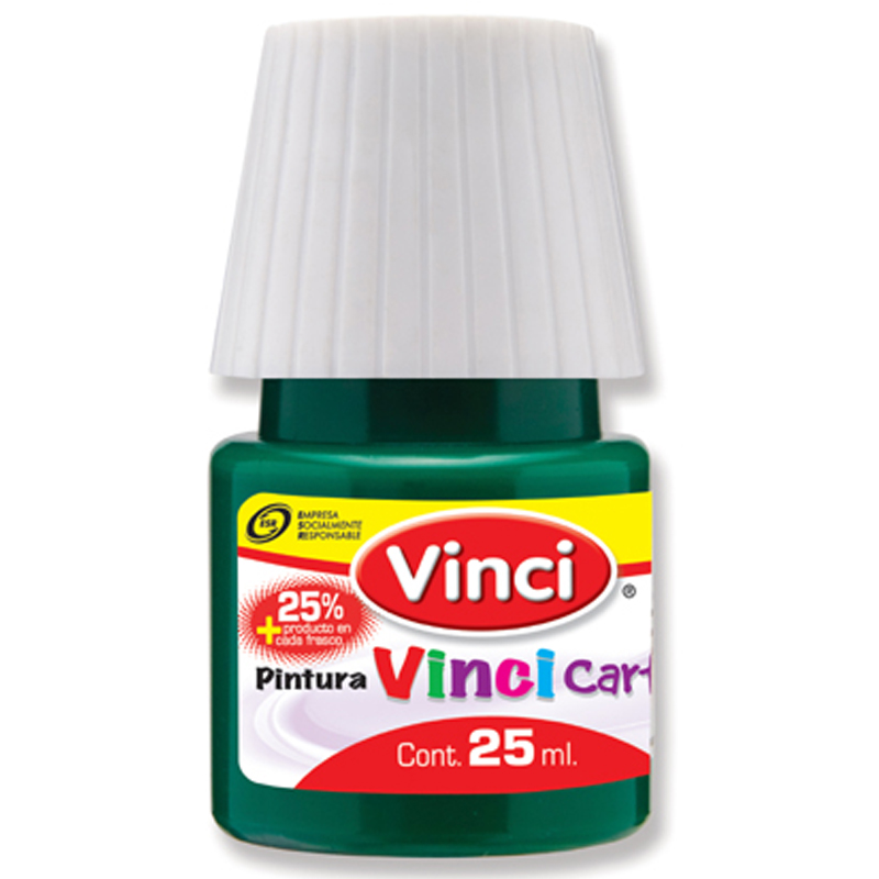 PINTURA CARTEL  25ML VDE.ESME.C/10 VINCI