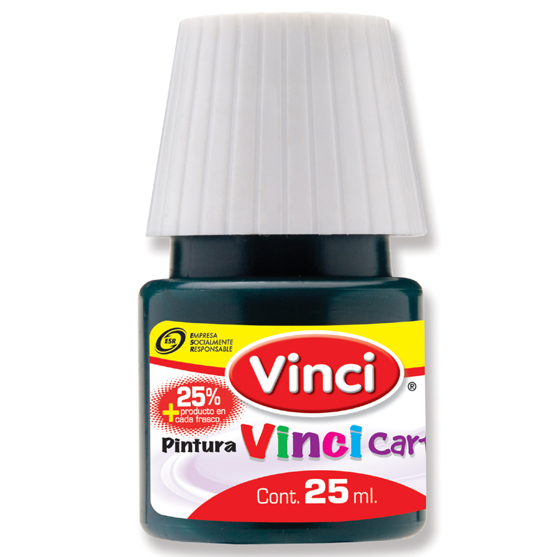 PINTURA CARTEL  25ML VRDE.OBS.C/10 VINCI