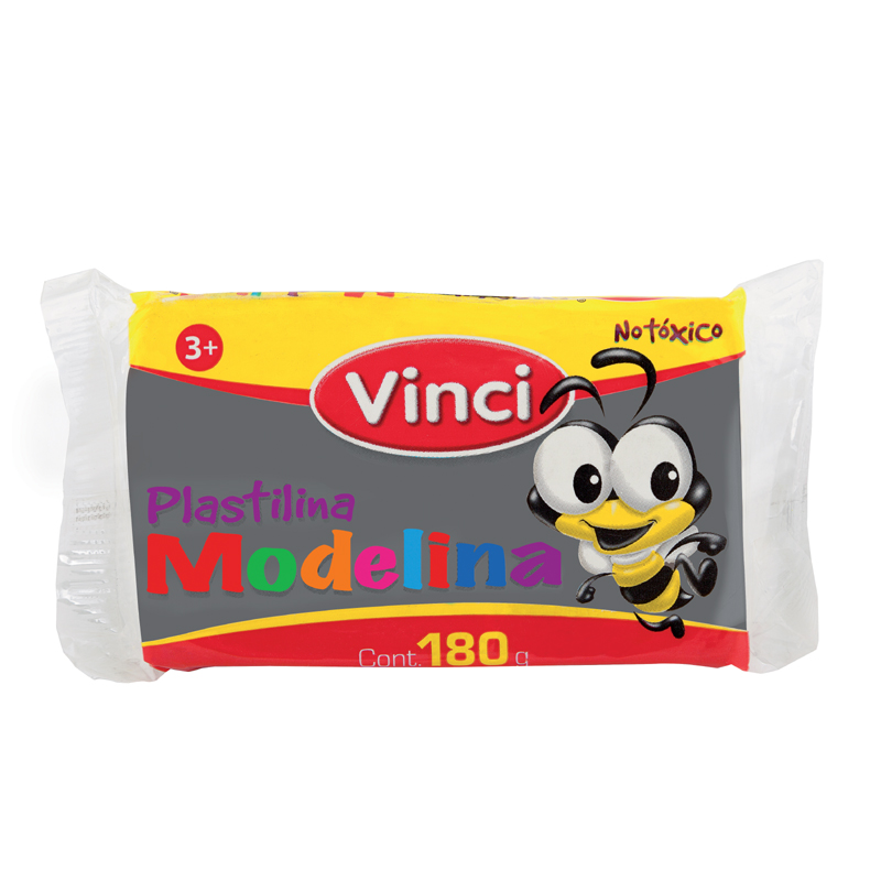 PLASTILINA MARQUETA GRIS           VINCI