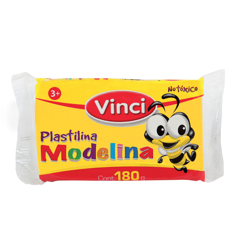 PLASTILINA MARQUETA AMARILLO       VINCI