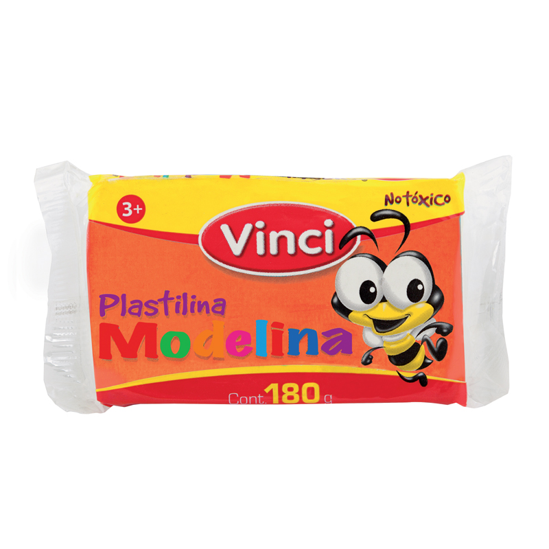 PLASTILINA MARQUETA NARANJA        VINCI