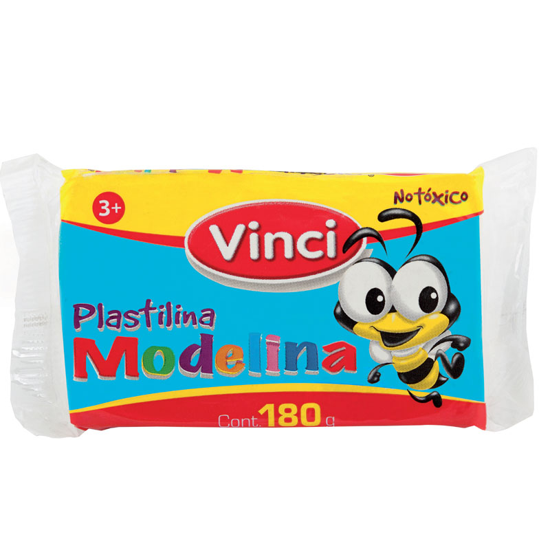 PLASTILINA MARQUETA AZUL CLARO     VINCI
