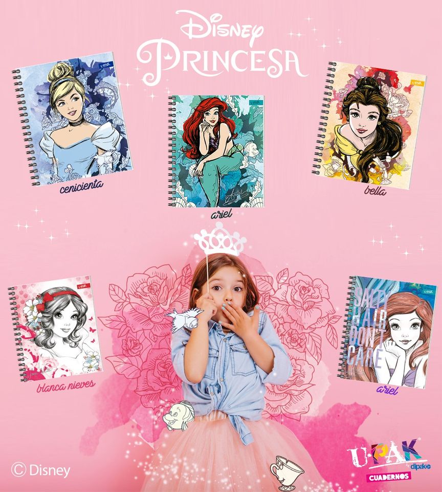 CUAD.PROF.100H PRINCESAS RYA SR U-PAK 891292 816356 913654