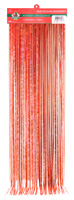 ADORNO LLUVIA METALICA HOLOG.ROJO  JANEL 7271600202 16X61CM